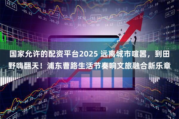 国家允许的配资平台2025 远离城市喧嚣，到田野嗨翻天！浦东曹路生活节奏响文旅融合新乐章