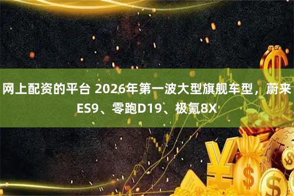 网上配资的平台 2026年第一波大型旗舰车型，蔚来ES9、零跑D19、极氪8X